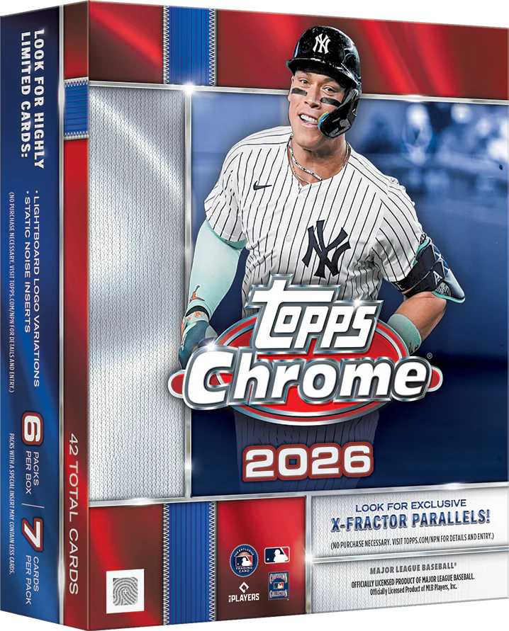 2026 Topps Chrome Baseball - Mega Box