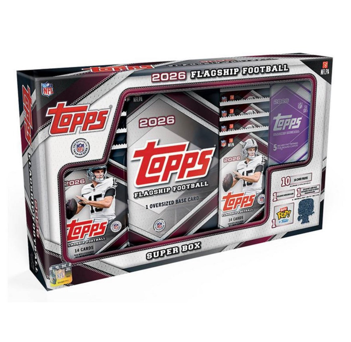 2026 TOPPS FLAGSHIP FOOTBALL SUPER BOX NFL