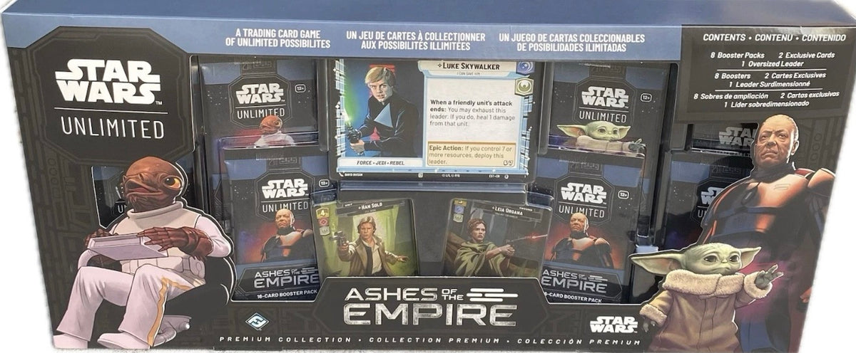 Star Wars Ashes of the Empire 8 Booster Packs 2 Exclusive Cards