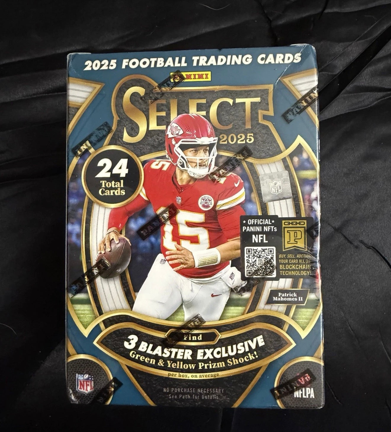 2025 Panini Select Football Blaster Box Sealed Green Yellow Shock Prizm