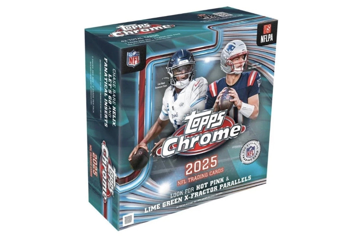 Topps Chrome Football 2025 Mega Box