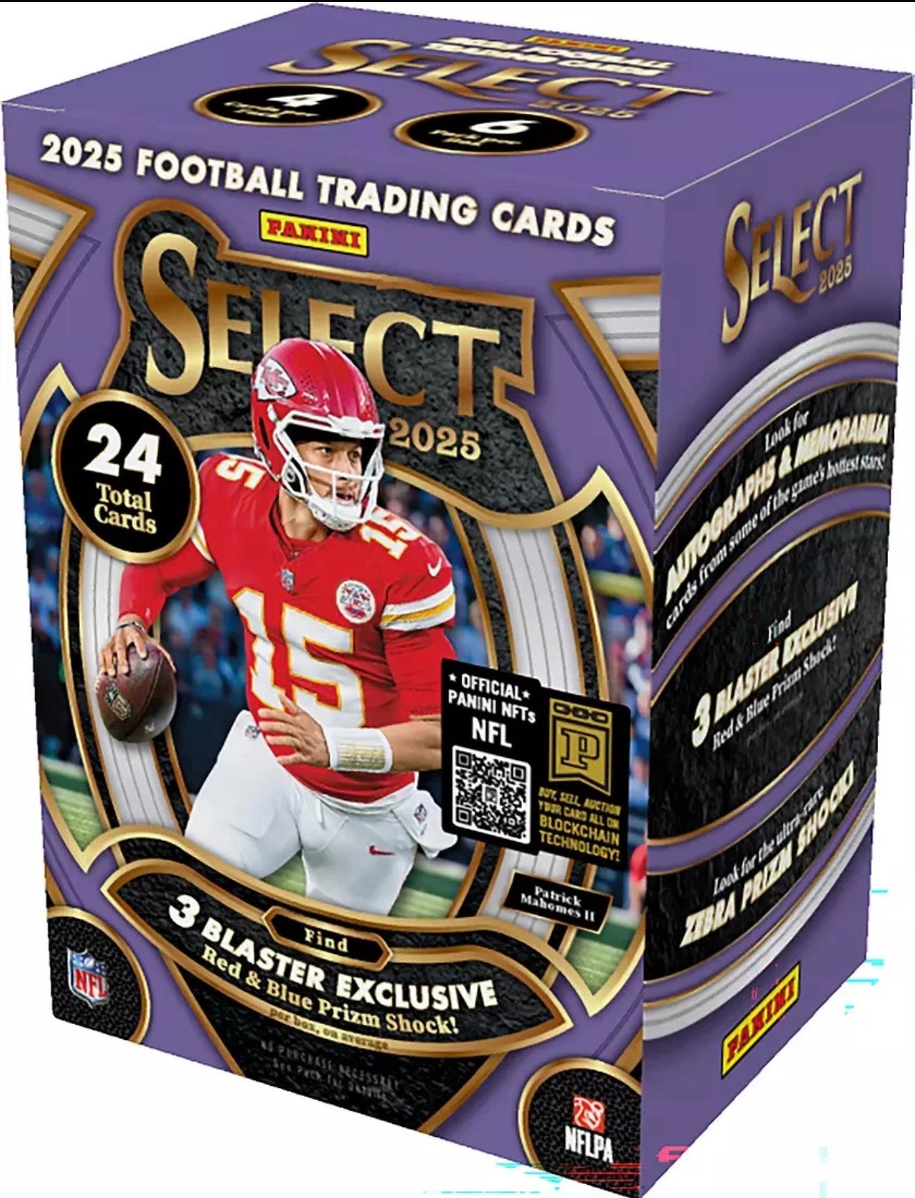 2025 Panini Select Football Blaster Box Factory Sealed Red Blue Shock