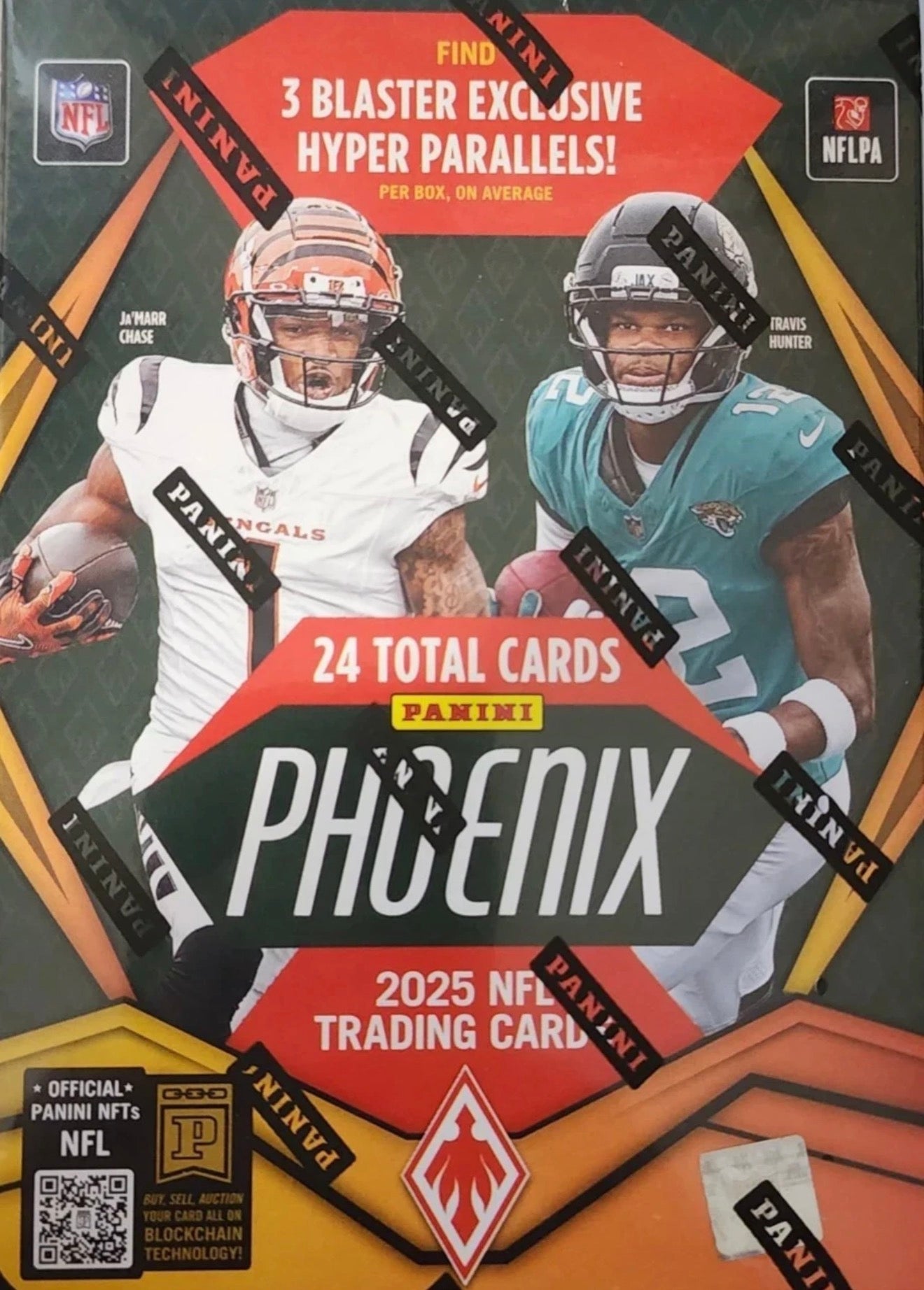 2025 Panini Phoenix Football Factory Sealed Blaster Box