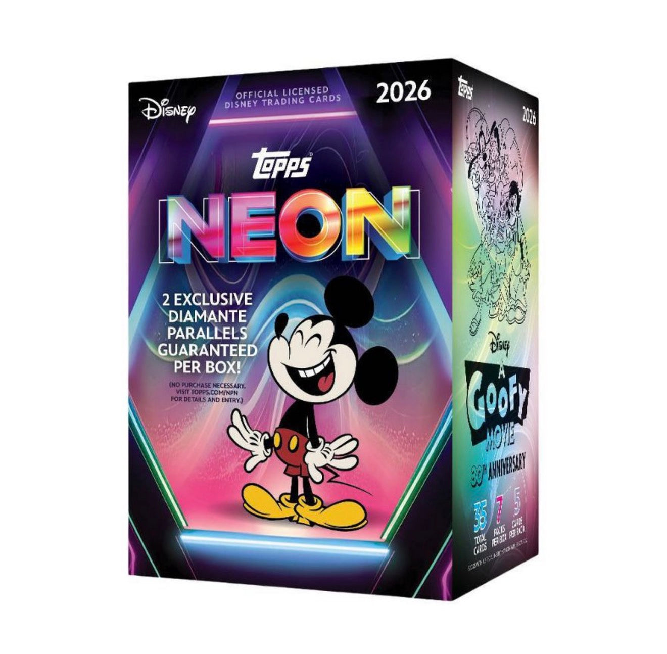 2026 Topps Neon Disney Blaster Box