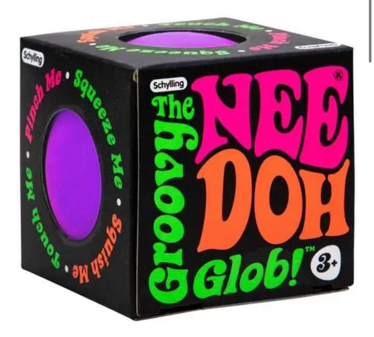 NeeDoh The Groovy Glob 2.5-Inch Small Stress Ball [1 RANDOM Color]