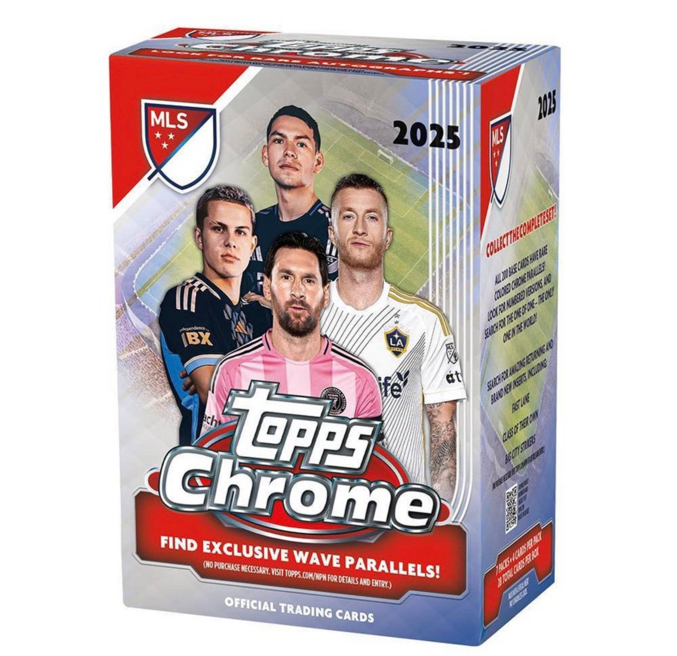 2025 TOPPS CHROME MLS SOCCER BLASTER BOX
