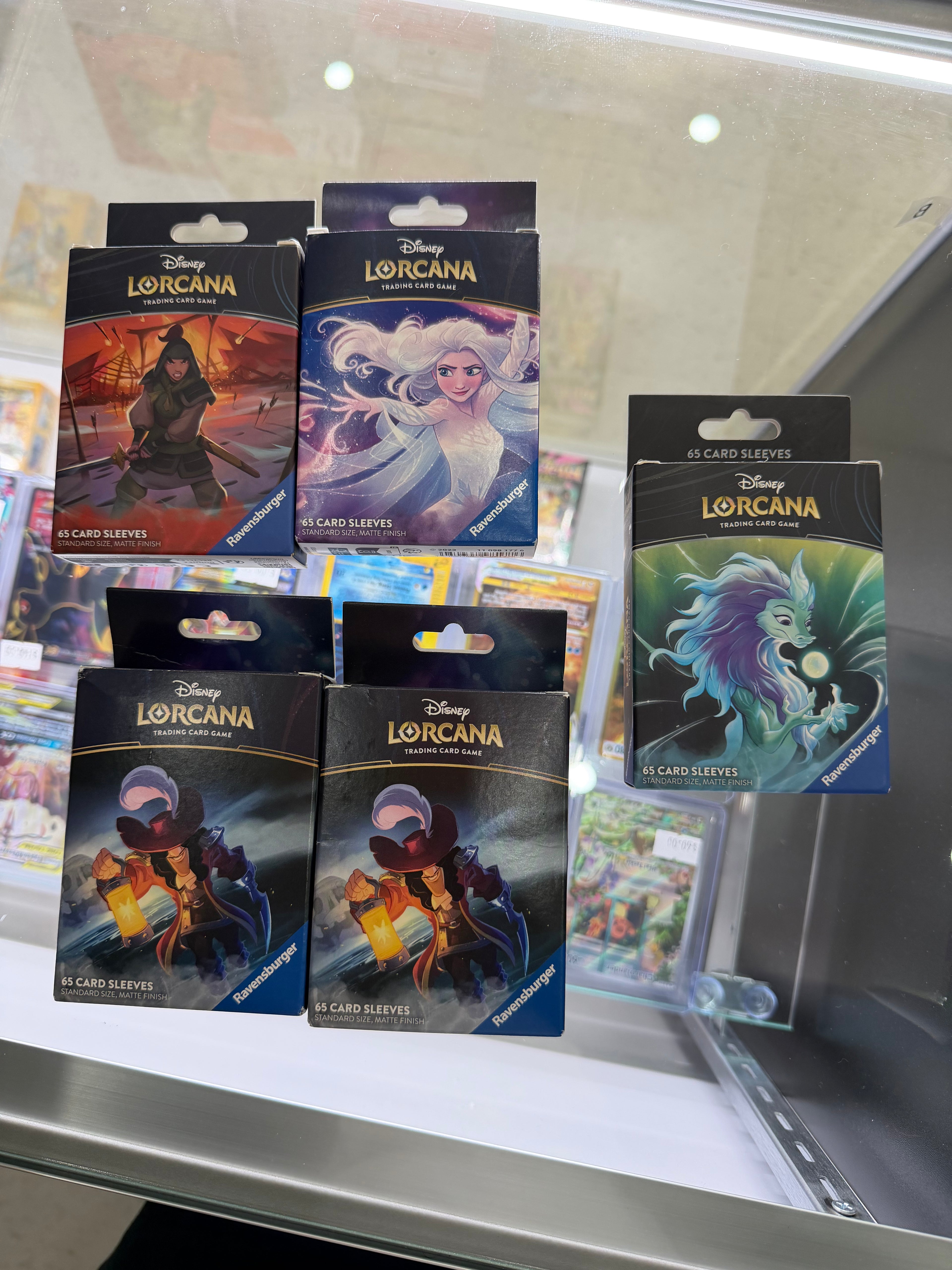 Lorcana ravensburger 65 sleeves box