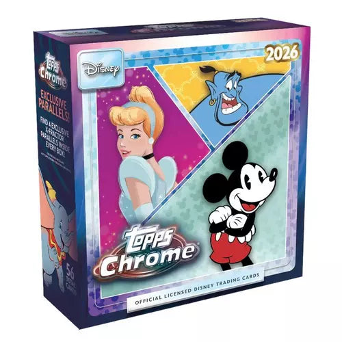 2026 Topps Chrome Disney Trading Card Mega Box
