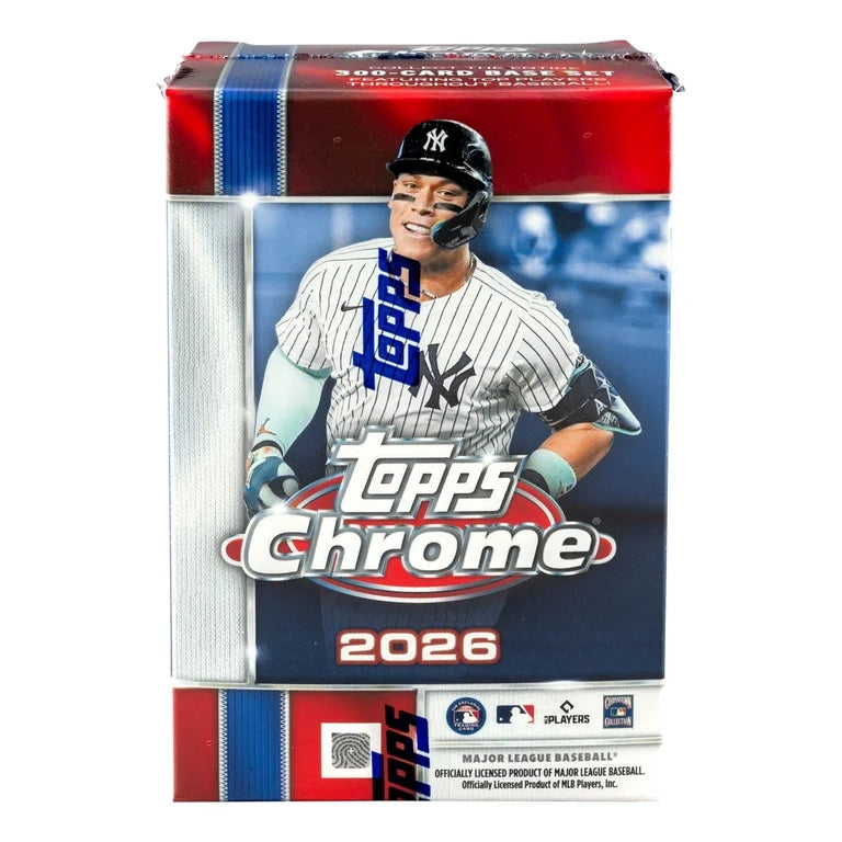 2026 Topps Chrome Baseball Trading Cards Blaster Box