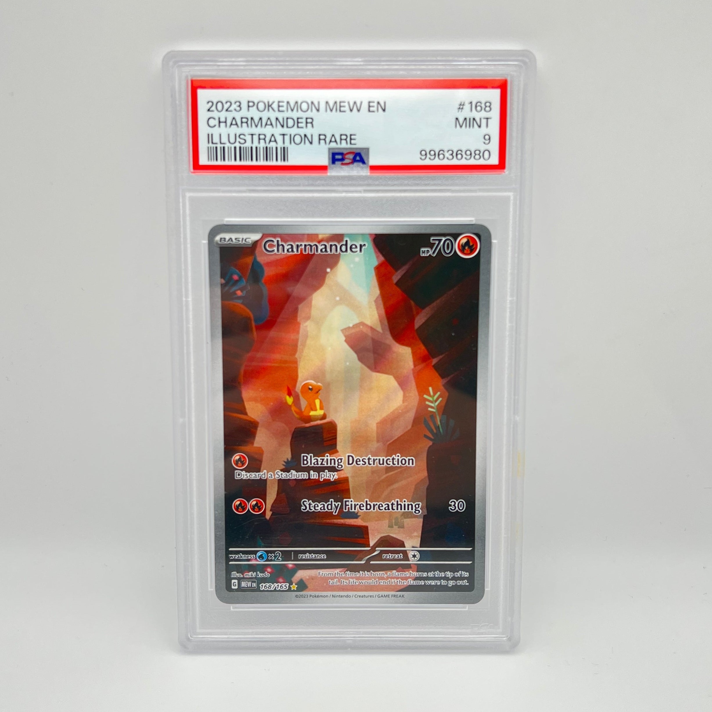 Charmander 168/165 PSA 9