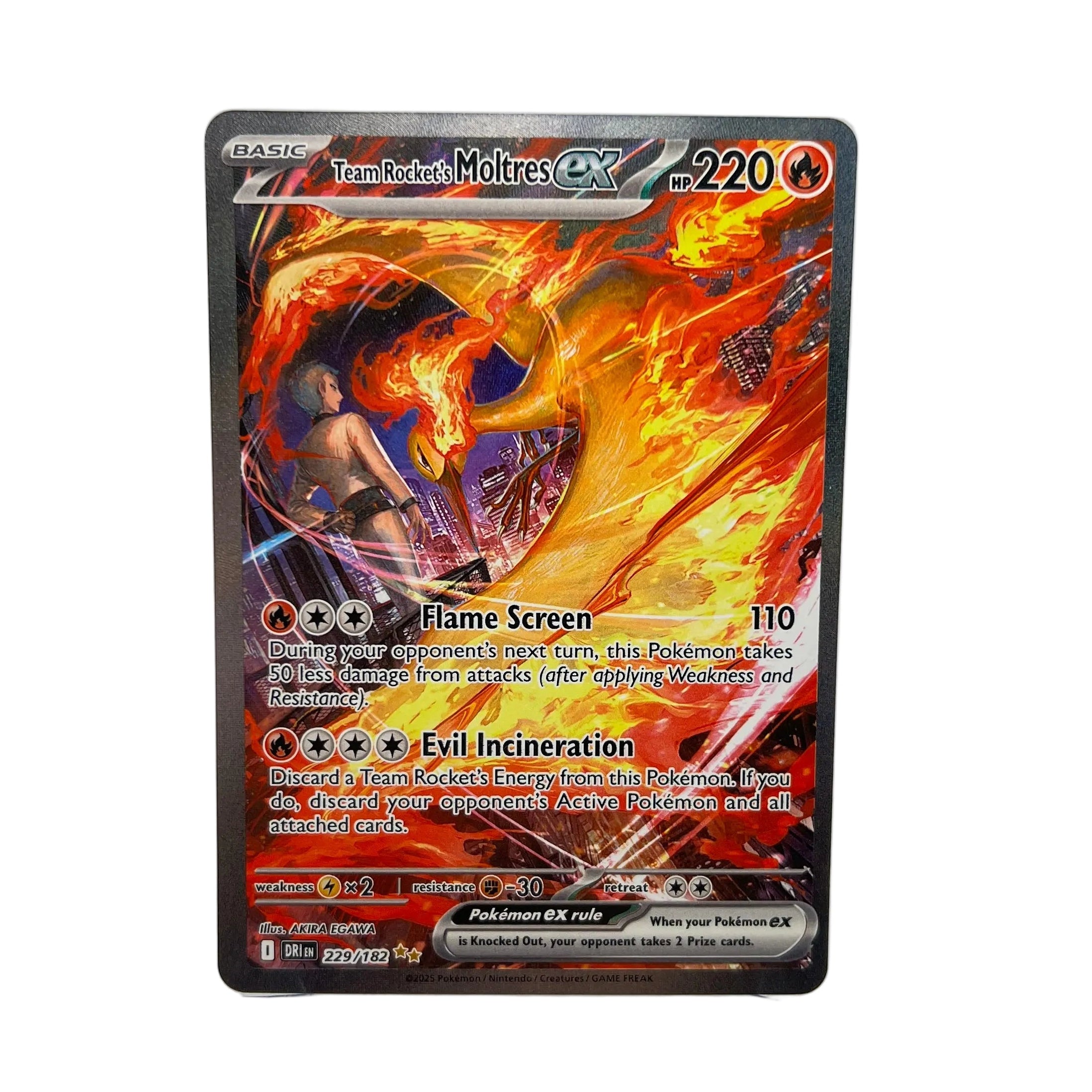 Team Rocket's Moltres ex 229/182
