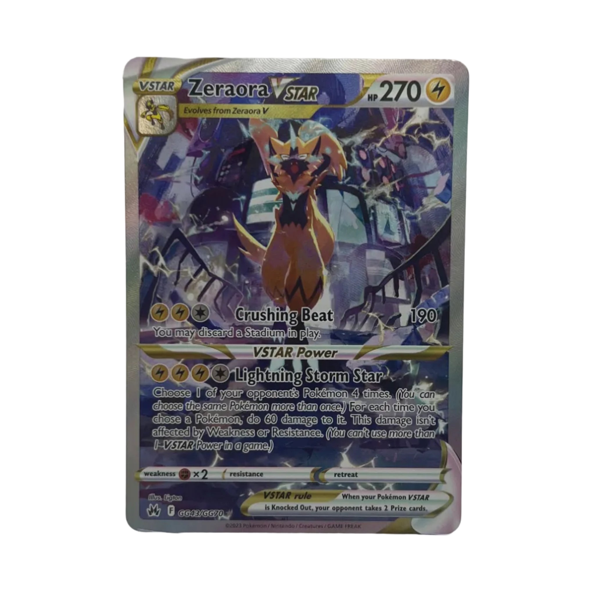 Zeraora VSTAR GG43/GG70
