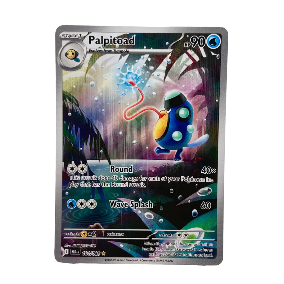palpitoad pokemon card value Print Version:Foil White Dark Explorers set. Card & Ink Pokemon TCG: Black Bolt