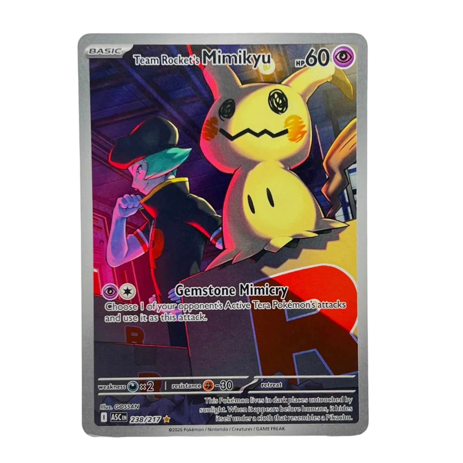Team Rocket's Mimikyu - 238/217