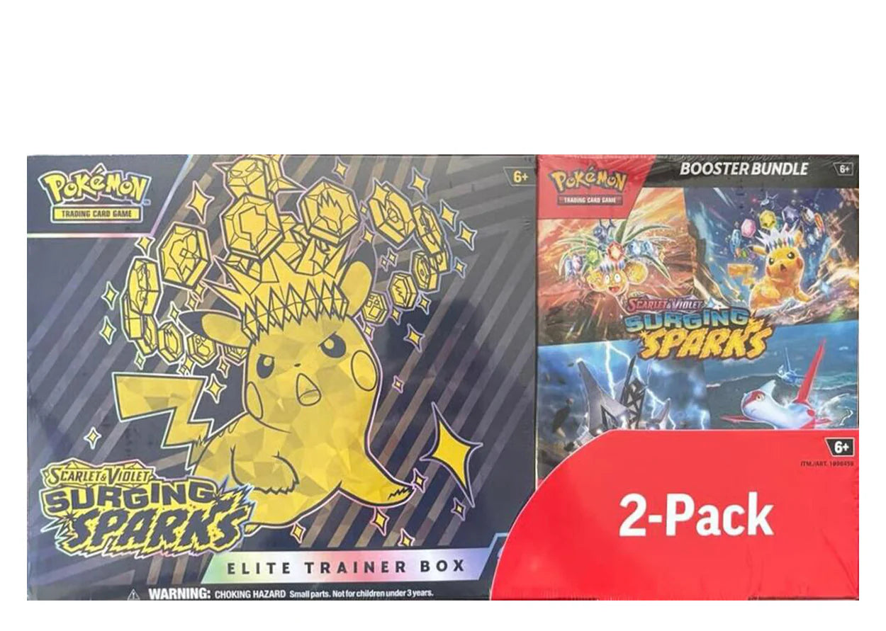 Costco Surging Sparks ETB Booster Bundle 2-Pack